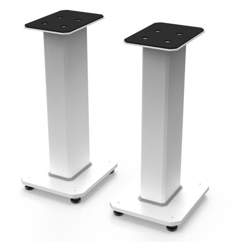 SX22 22" Tall Fillable Speaker Stands with Isolation Feet - Pair