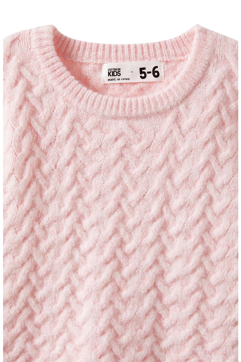 Kid's Cosi Knit Pullover, Alternate, color, Tea Party Pink