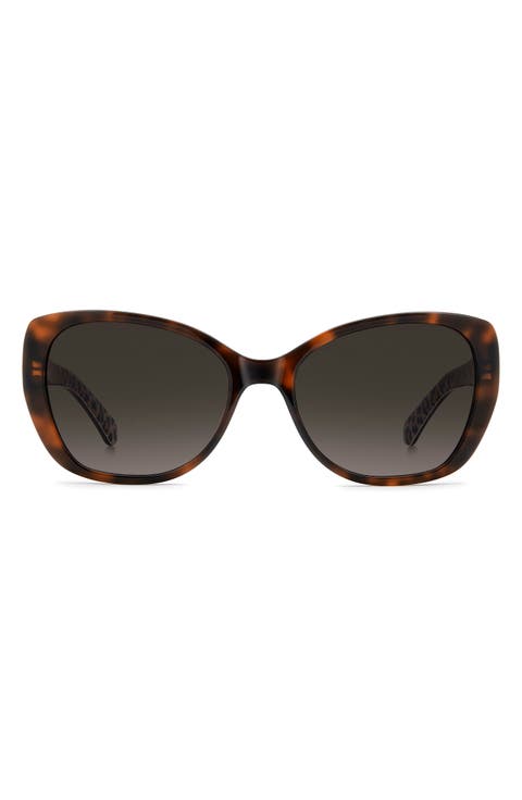 jalisa 56mm gradient butterfly sunglasses