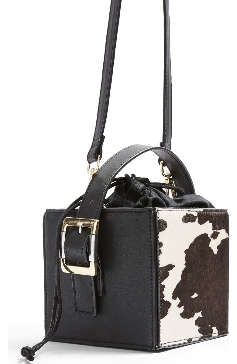 Topshop Gracie Box Shoulder Bag, Alternate, color,