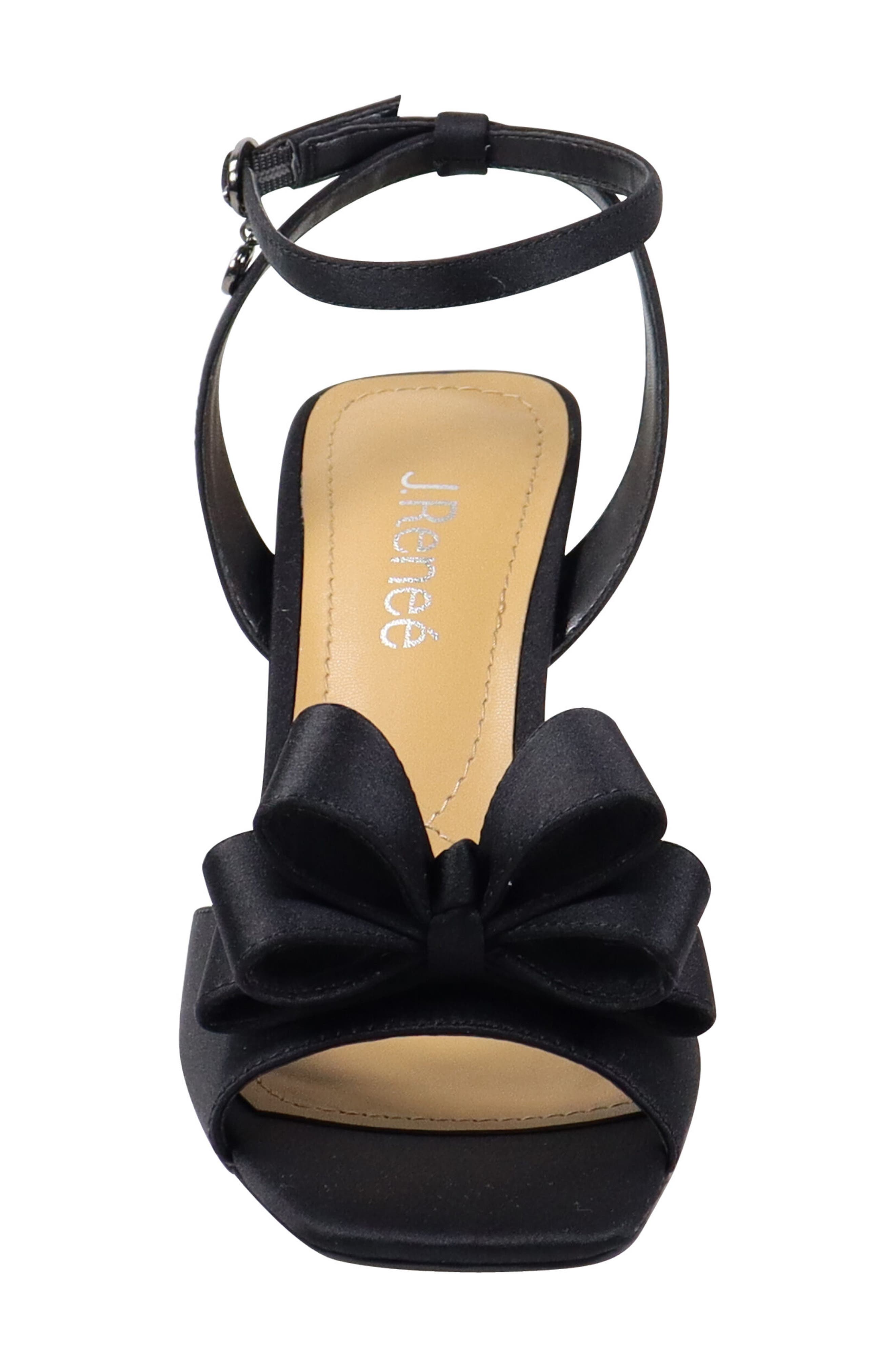 J. Reneé Nishia Ankle Strap Sandal, Alternate, color, Black