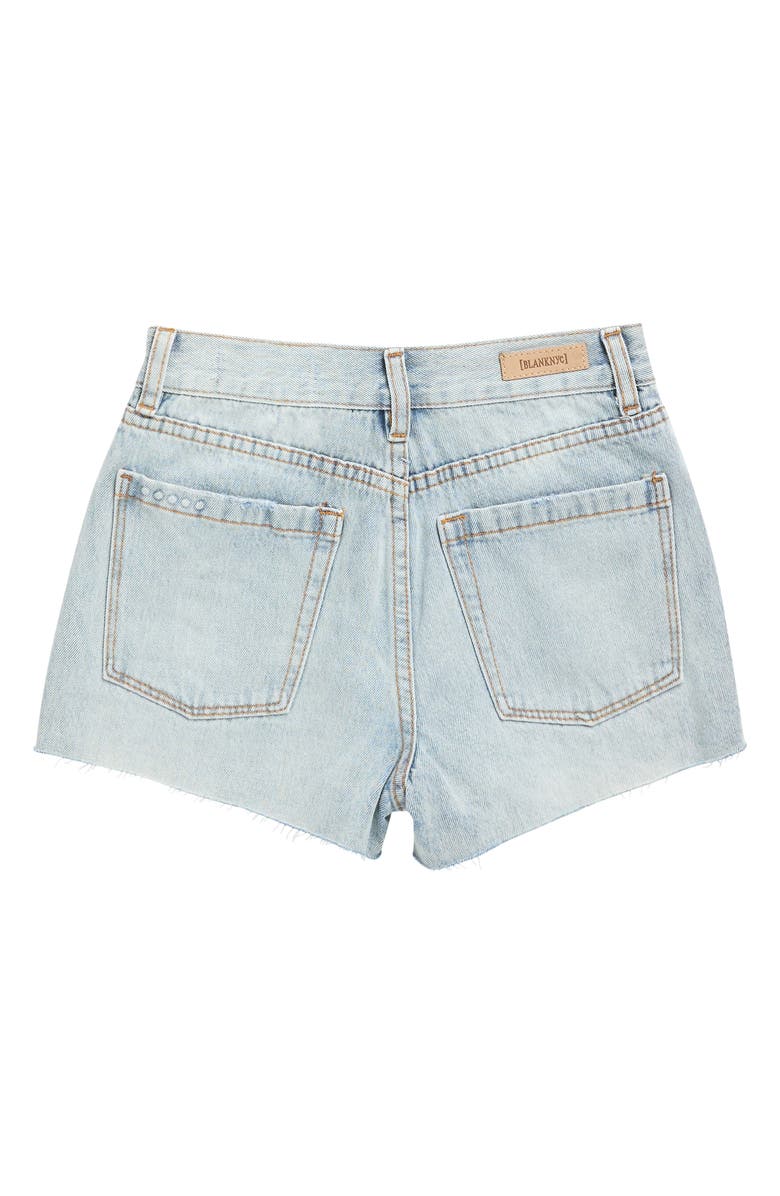 BLANKNYC Kids' Cut Off Denim Shorts, Alternate, color, Blue