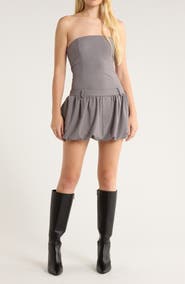 Nia Valentina Strapless Bubble Minidress
