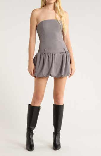 Nia Valentina Strapless Bubble Minidress