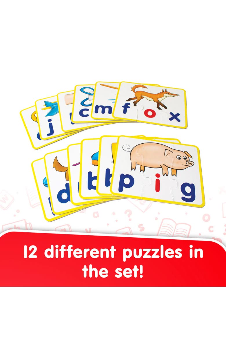 Junior Learning JL240 CVC Puzzles, Multicolor, Alternate, color, Multicolored