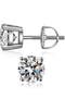 Sterling Silver Screw-back Round Studs
