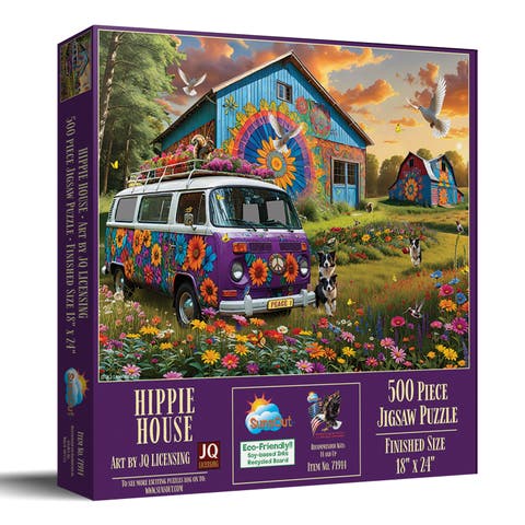 Hippie House 500 piece Jigsaw Puzzle for Adults