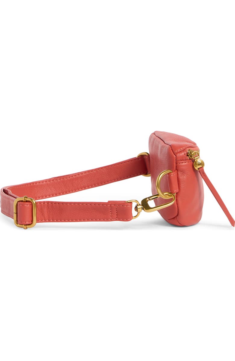 HOBO Fern Leather Belt Bag, Alternate, color, Red Clay