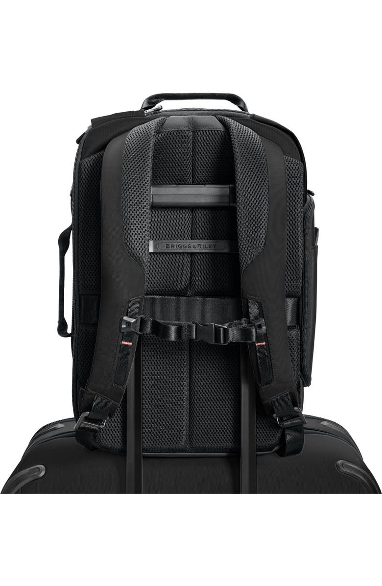 Briggs & Riley ZDX Medium Convertible Backpack, Alternate, color, Black