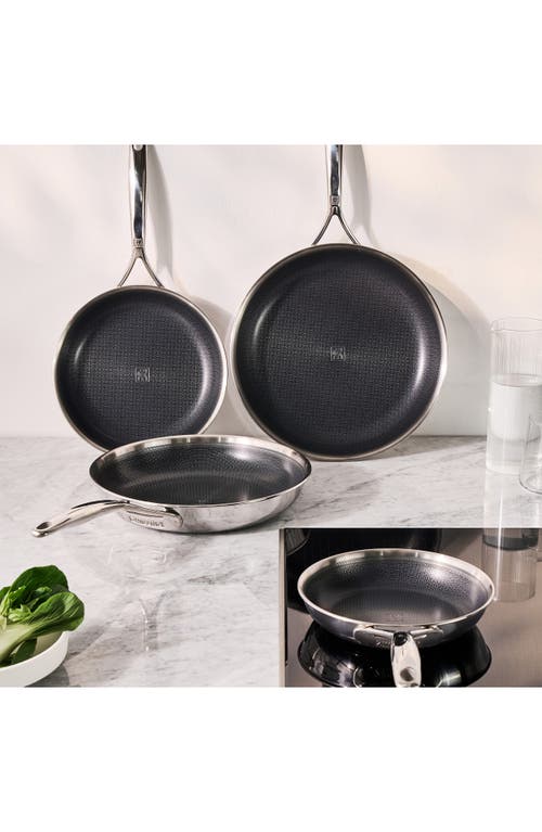Zwilling Peak Nonstick Stainless Steel Set Of 2 Fry Pans In Silver