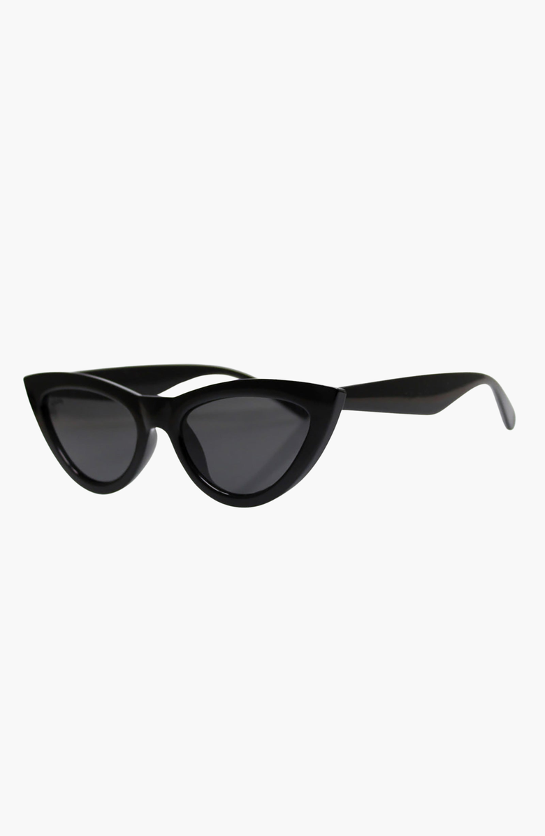 Reality Eyewear Kiss Kiss Sunglasses, Alternate, color, Black
