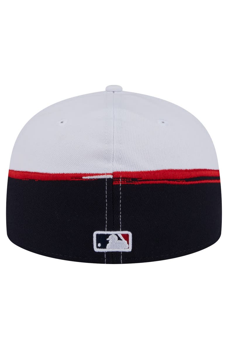 New Era Men's New Era Navy/White Minnesota Twins Paint Stroke 59FIFTY Fitted Hat, Alternate, color, Navy