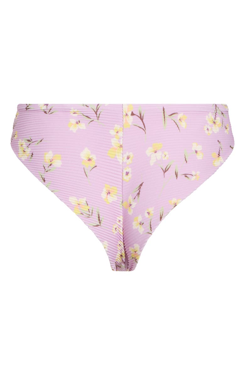Billabong Peaceful Petals Tanga Bikini Bottoms, Alternate, color, Amethyst Smoke