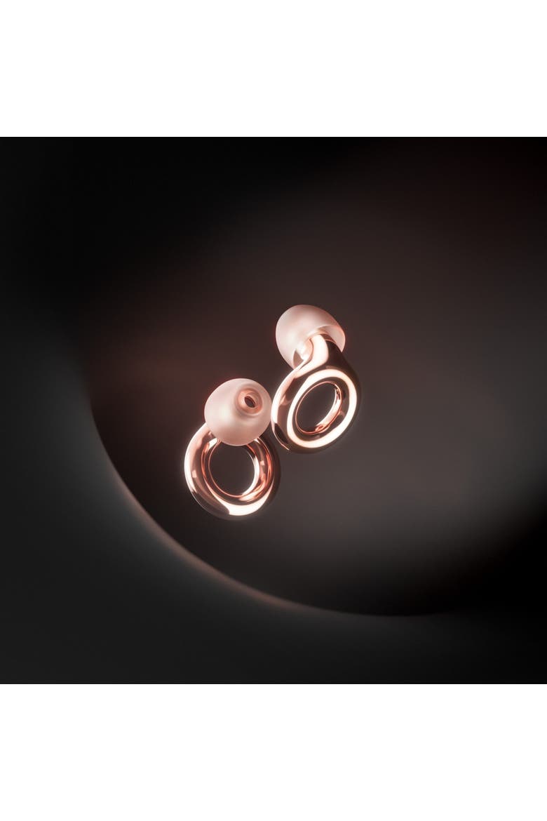 Experience 2 Earplugs Stylish Hearing Protection for Concerts & Festivals, Alternate, color, Rose Gold