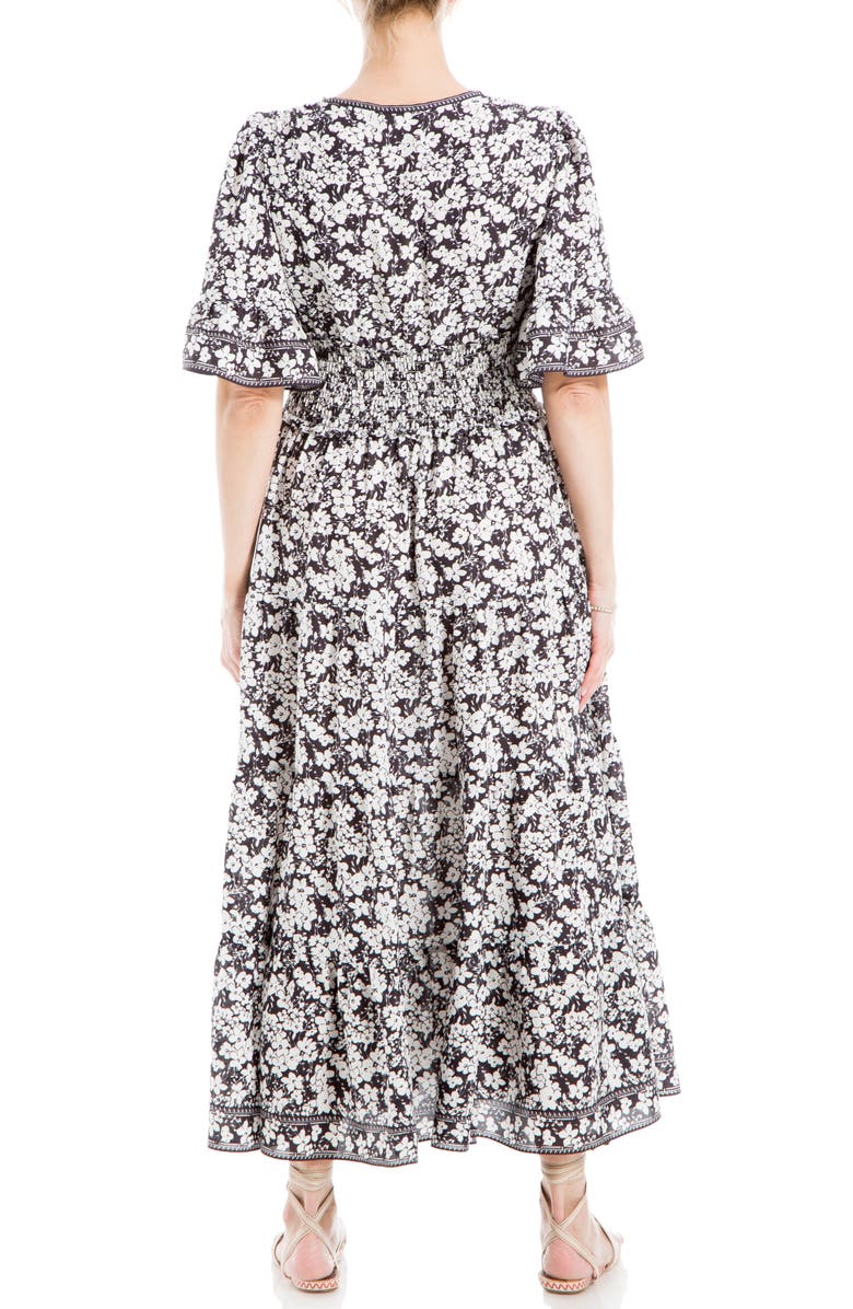 MAX STUDIO Smocked Waist Midi Dress, Alternate, color,