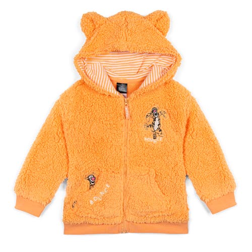 Disney Faux Shearling Hoodie In Yellow