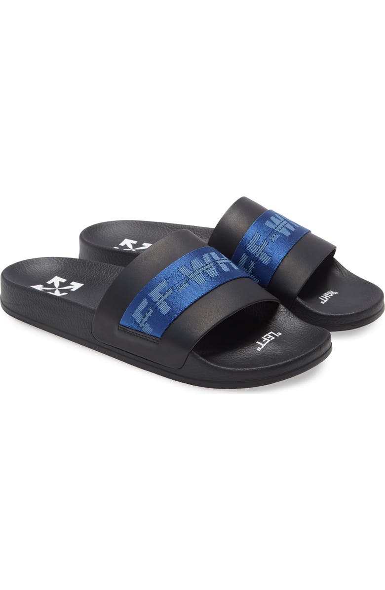 Off-White Industrial Logo Slide Sandal, Main, color,