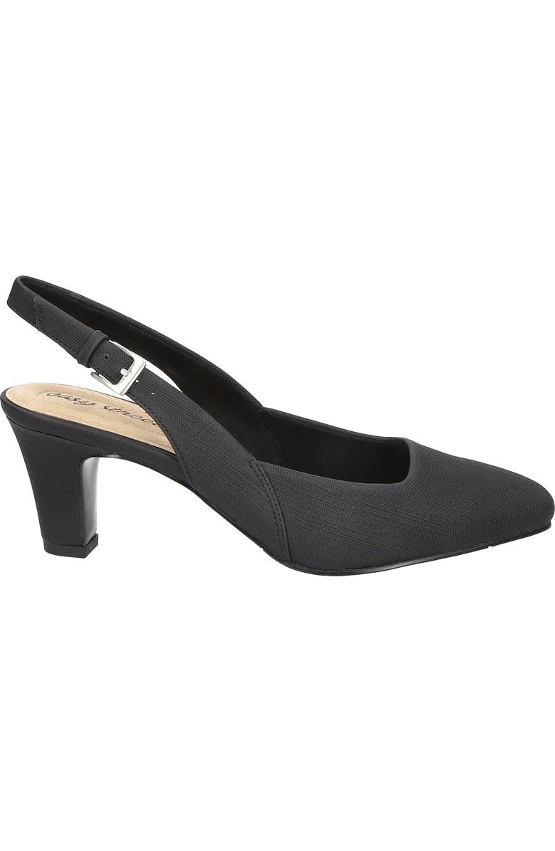 EASY STREET Ritsa Slingback Pump, Alternate, color, Black Linen