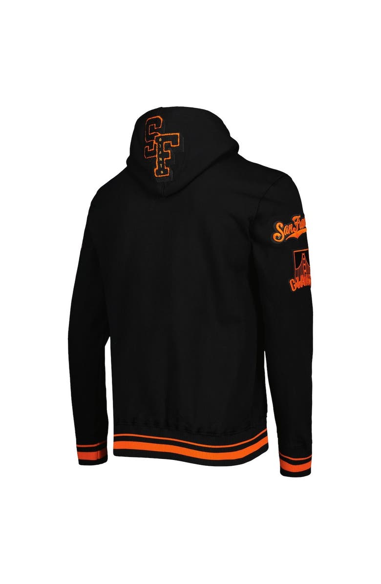 PRO STANDARD Men's Pro Standard Black San Francisco Giants Mash Up Logo Pullover Hoodie, Alternate, color,