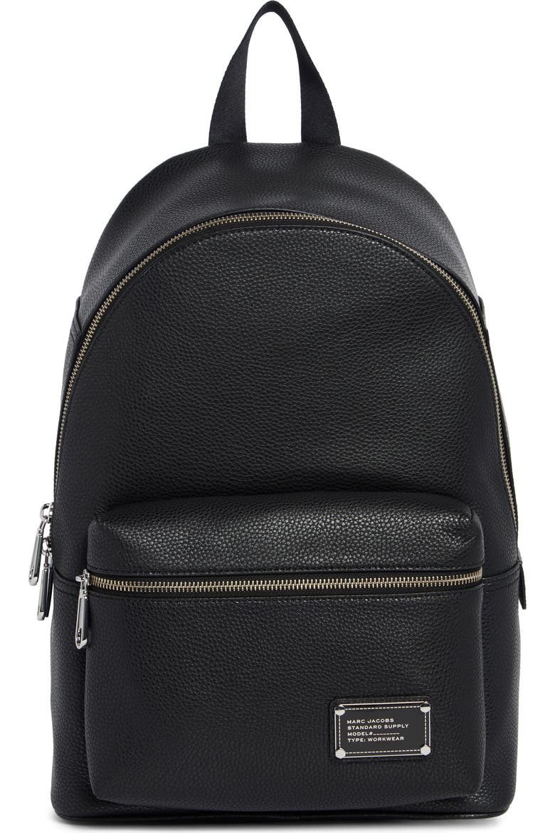 classic leather backpack marc jacobs Rokit ring hardware at face Marc By Marc Jacobs Burgundy