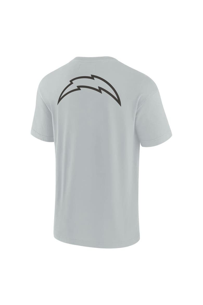 Unisex Fanatics Signature Gray Los Angeles Chargers Elements Super Soft Short Sleeve T-Shirt, Alternate, color, Gray