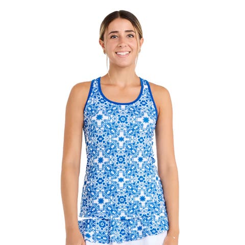 Miss Santorini 25 Inch Racerback Womens Tennis Tank