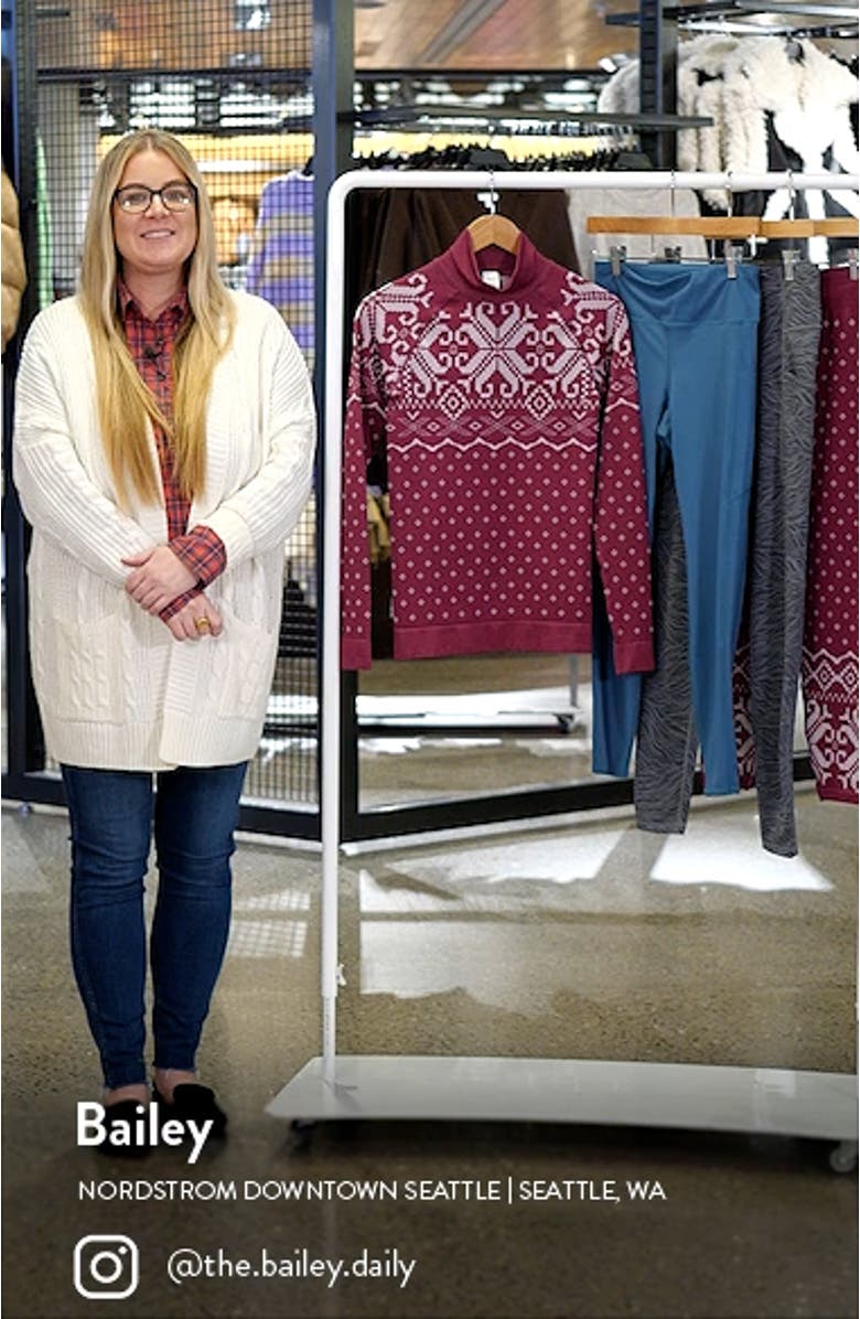 Fair Isle Jacquard Base Layer Top, sales video thumbnail