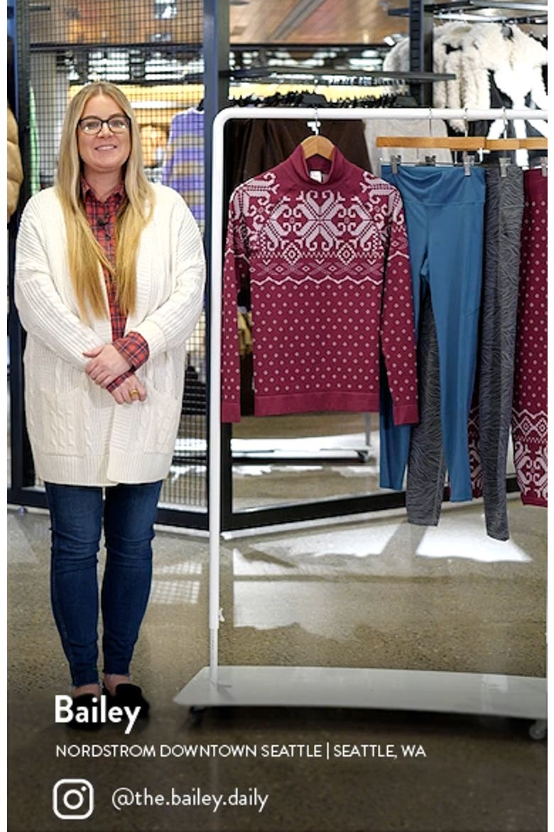 Fair Isle Jacquard Base Layer Top video