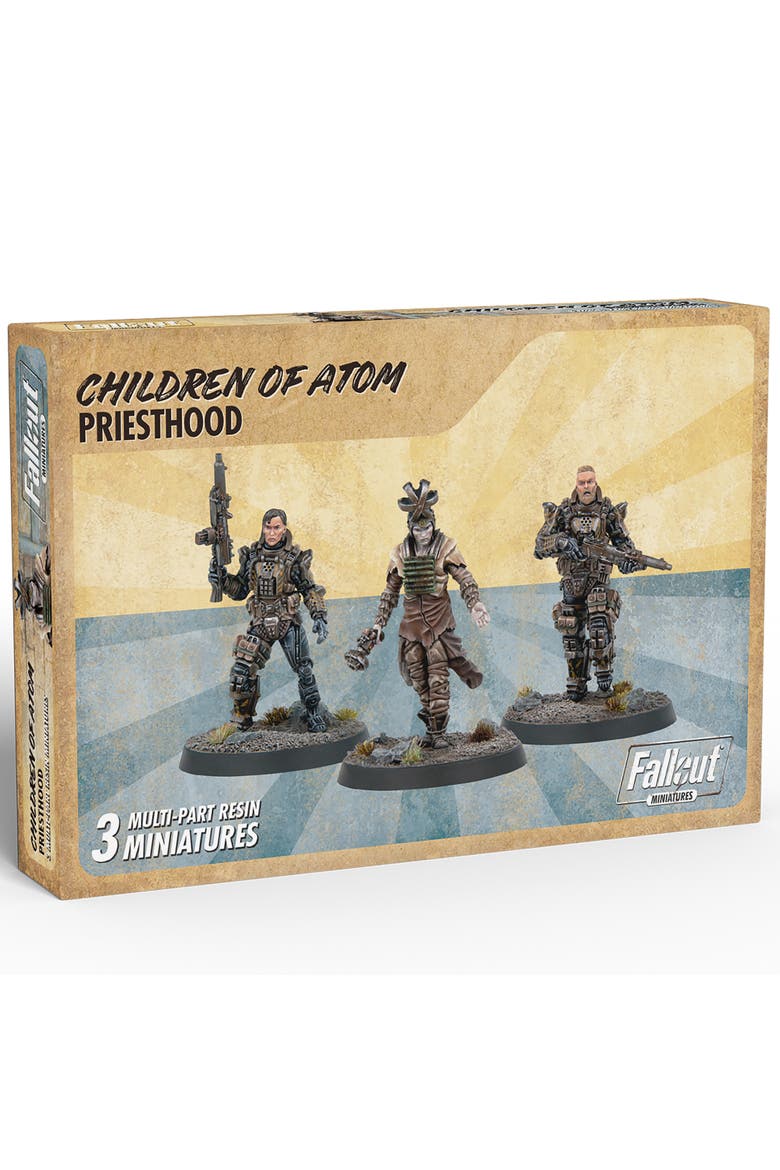 3 Resin Figures & Bases, Main, color, Multicolored