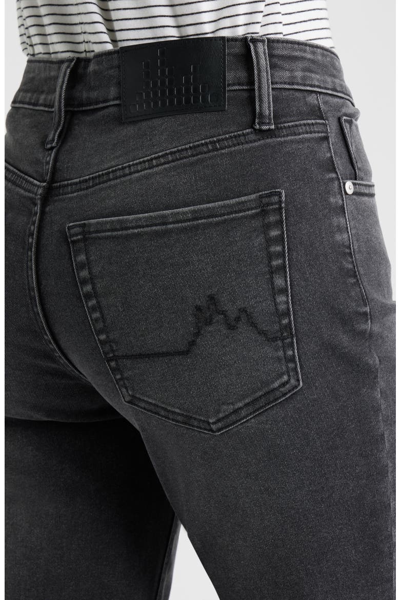 Dover Ankle Straight Leg Jeans, Alternate, color, BLACK WHISKER WASH