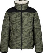 Moose Knuckles Kings Camo Jacquard Down Puffer Jacket