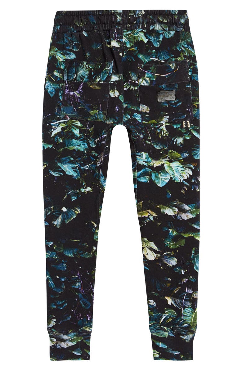 Munsterkids Foiled Fleece Digital Print Sweatpants, Alternate, color, 