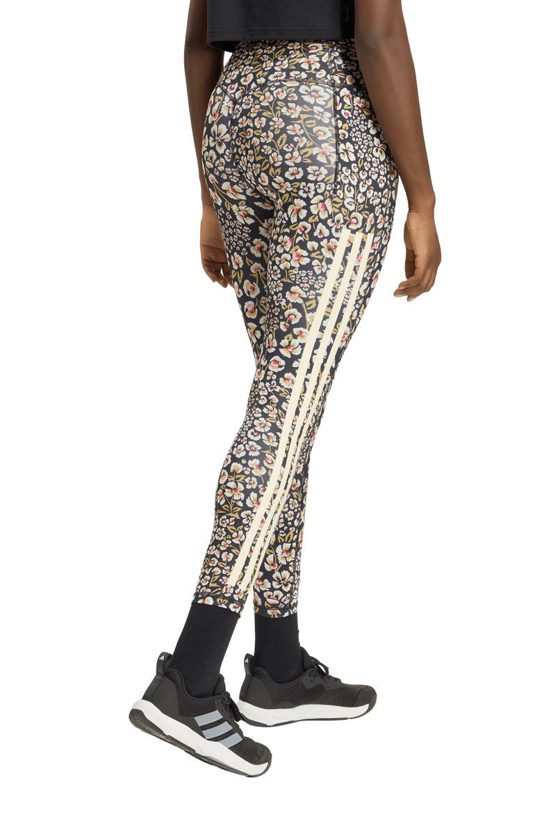 FARM Rio Performance High Waist 7/8 Leggings, Alternate, color, CREAM WHITE/MULTI/CREAM WHITE