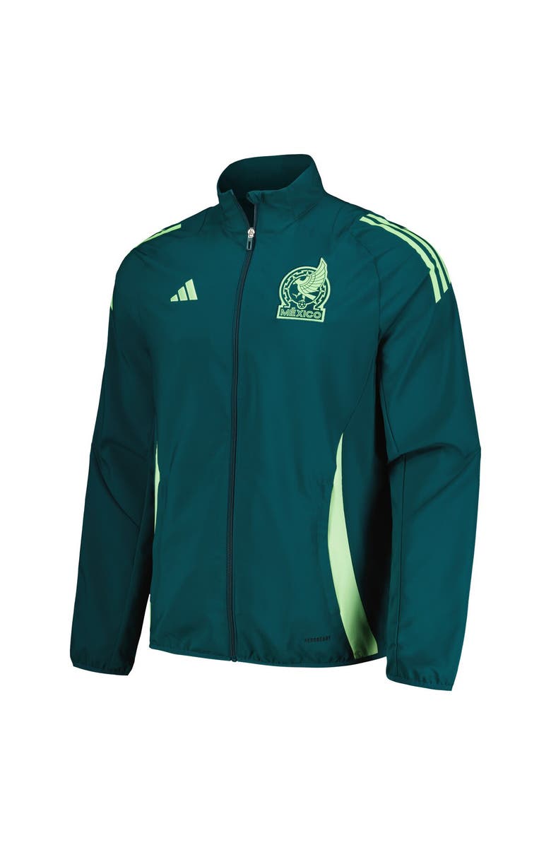 adidas Men's adidas Green Mexico National Team 2024 AEROREADY Pre-Match Full-Zip Jacket, Alternate, color,