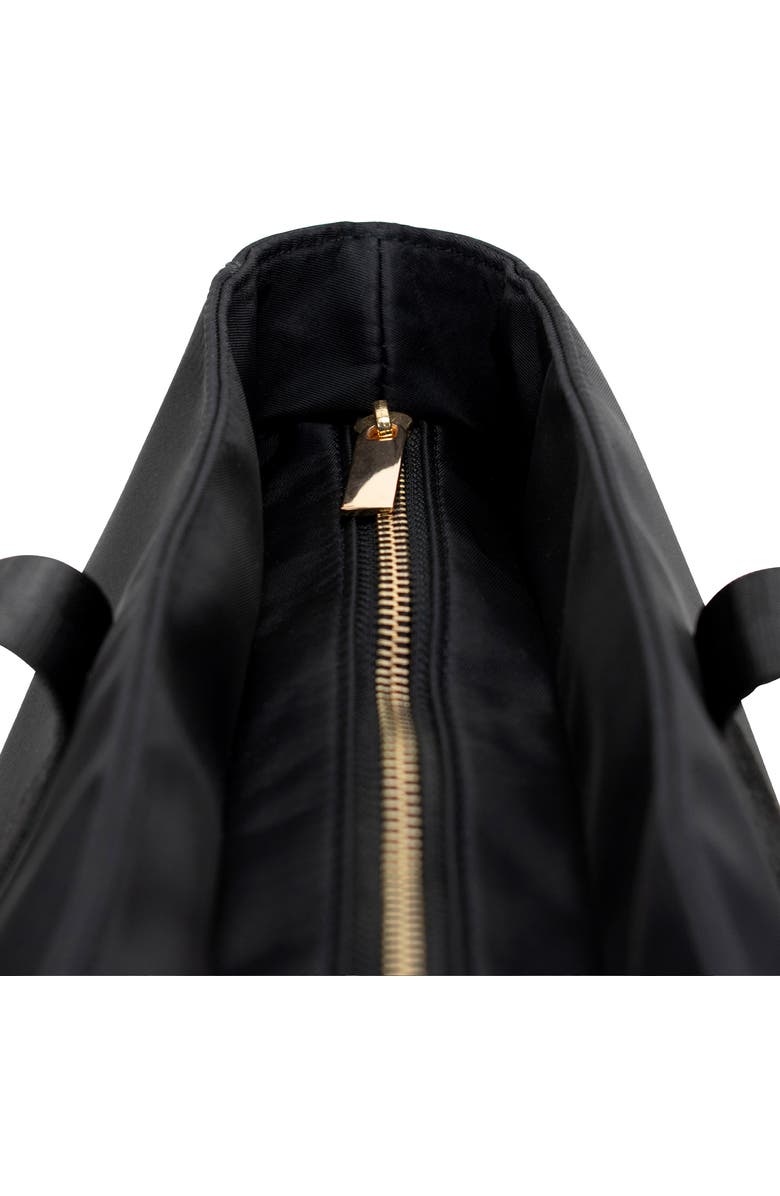 BADGLEY MISCHKA Uncomplicated Nylon Weekender Duffel Bag, Alternate, color, Black