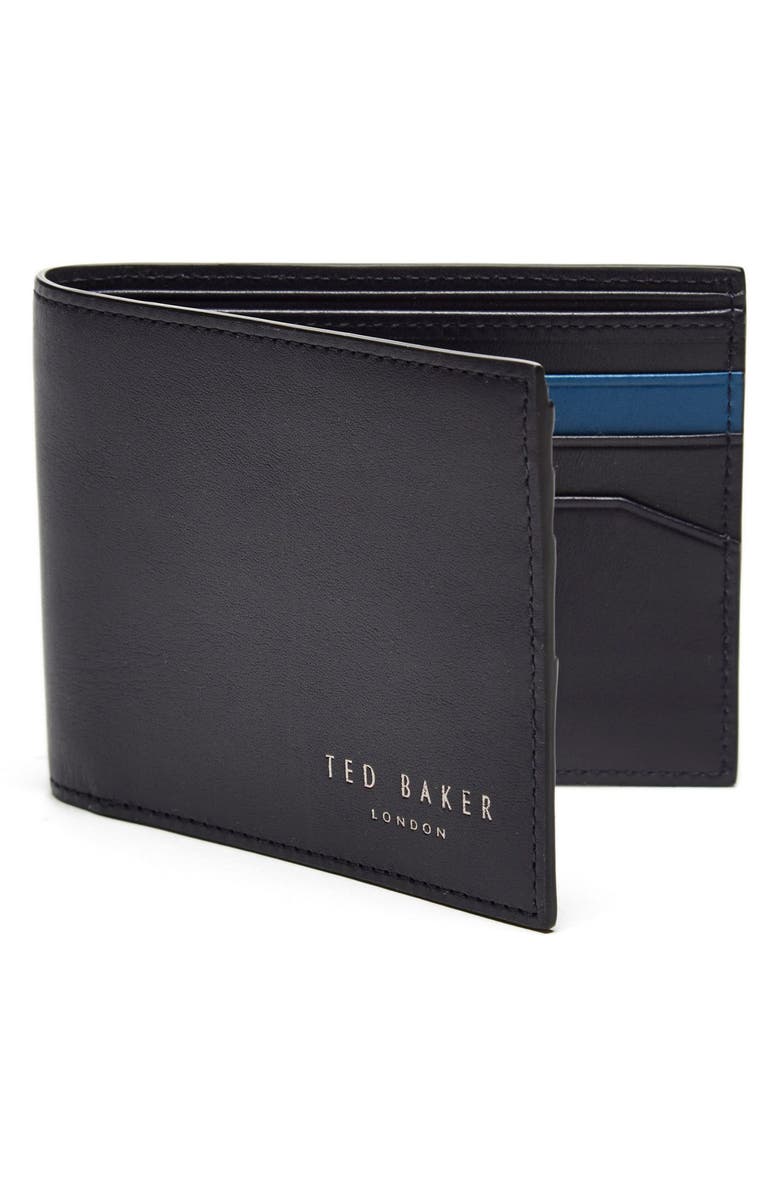 Ted Baker London Leather Wallet, Main, color,