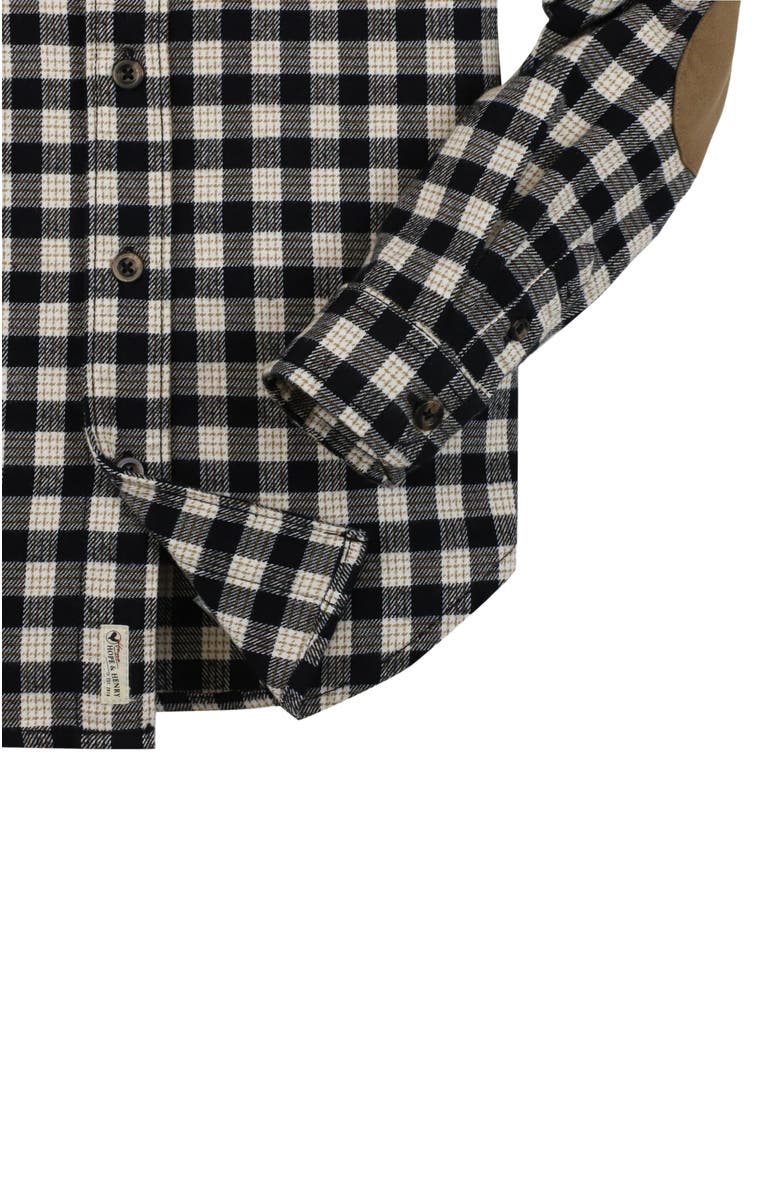 Hope & Henry Boys' Organic Flannel Shirt with Elbow Patches, Kids, Alternate, color, 