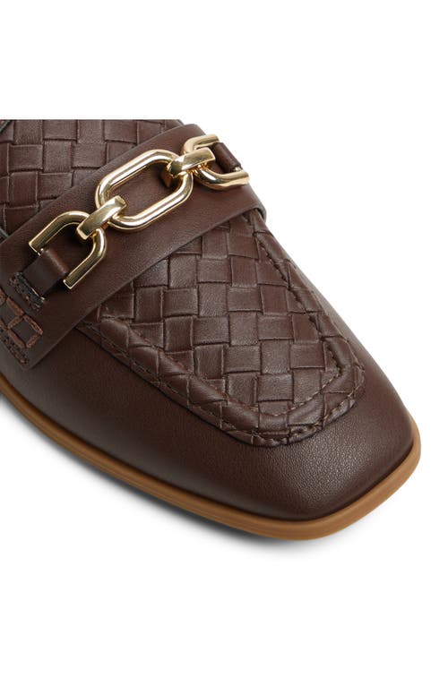 Call It Spring Graceyy Chain Loafer In Dark Brown