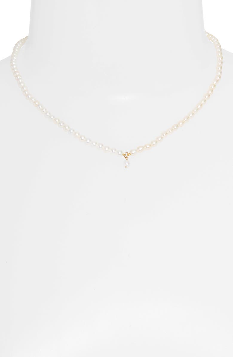 Poppy Finch Contrast Cultured Pearl & Keshi Pearl Necklace, Alternate, color, 