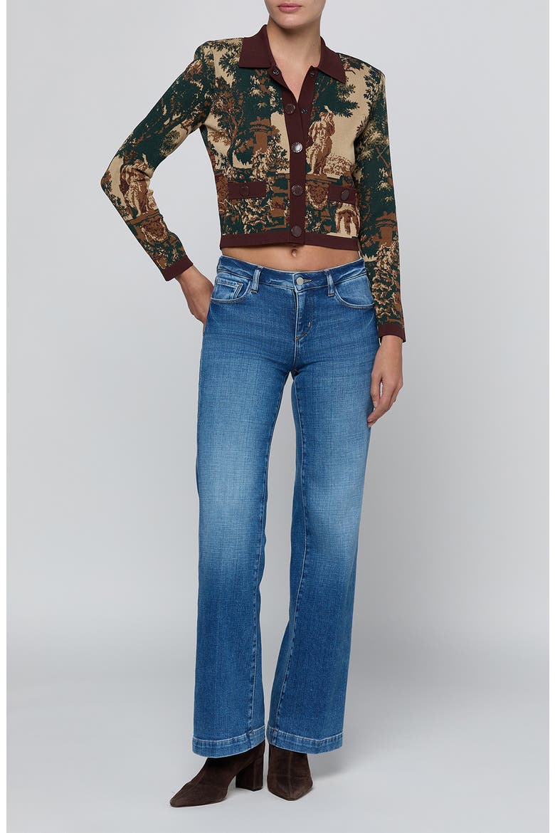 Osiris Jacquard Knit Jacket, Alternate, color, MULTI SCENIC TAPESTRY PRINT