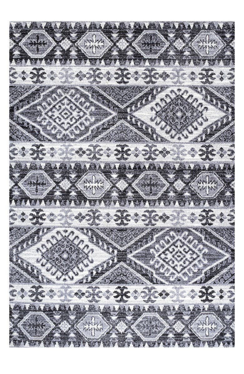 JONATHAN Y Sura Modern Kilim Geometric Area Rug, Main, color, Gray/Anthracite