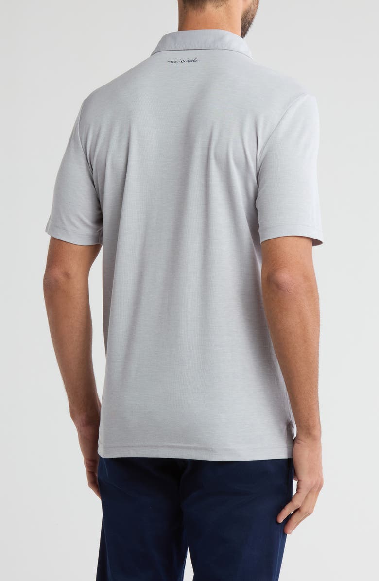 TravisMathew Sea to Sea 2.0 America Graphic Polo, Alternate, color, Heather Light Grey