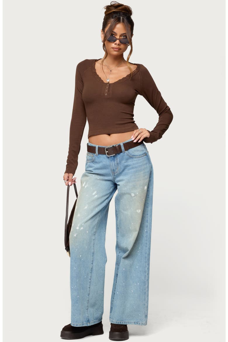 Shanah Lacy Henley, Alternate, color, BROWN