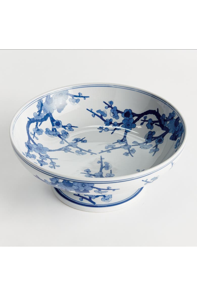 Barclay Butera Dynasty Empress Decorative Footed Bowl, Alternate, color, Blue