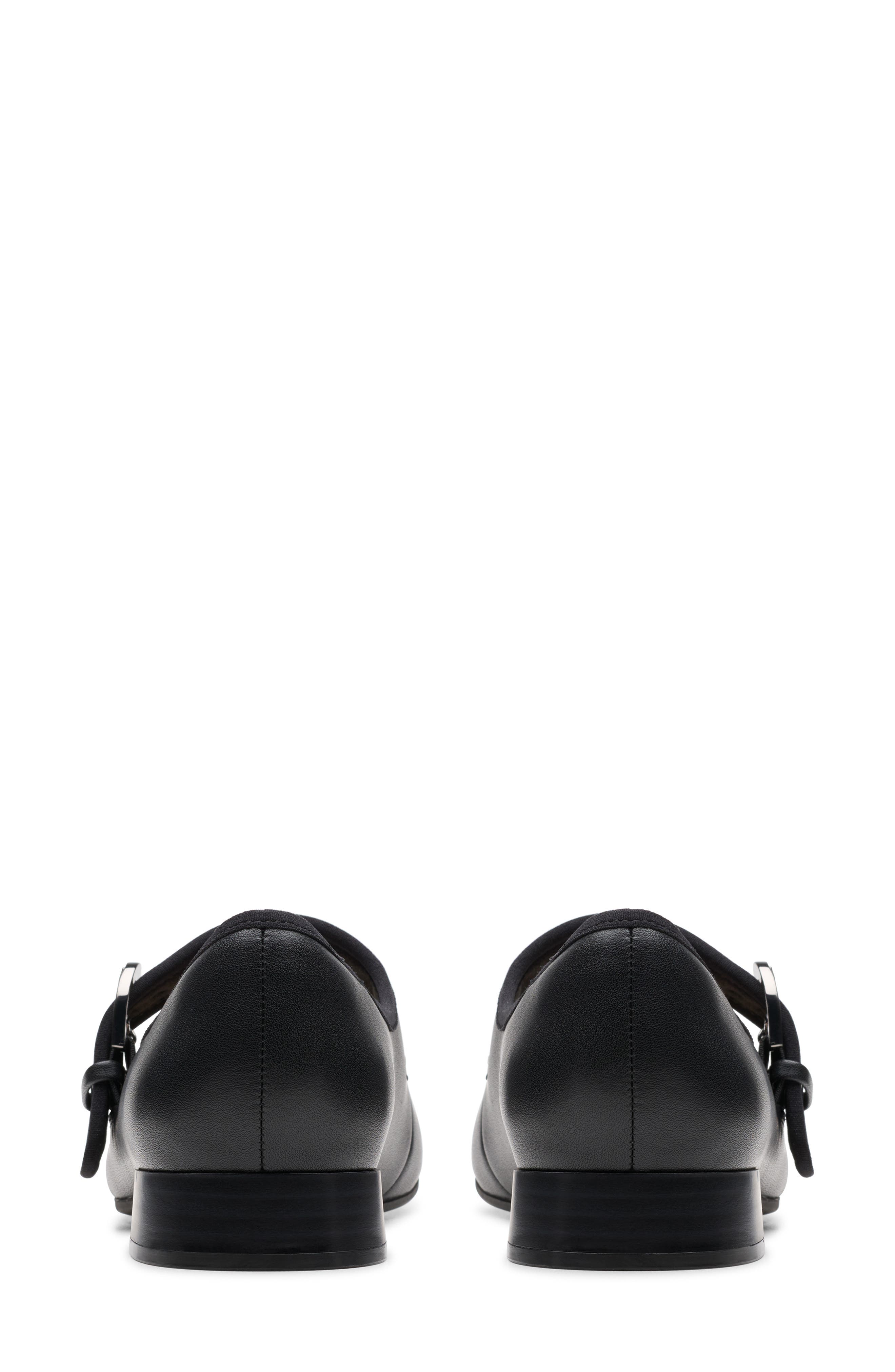 Clarks Natalyn May Mary Jane: Scarpe Basse Donna In Pelle Nera, Tacco Comodo, Taglia 39 - 3