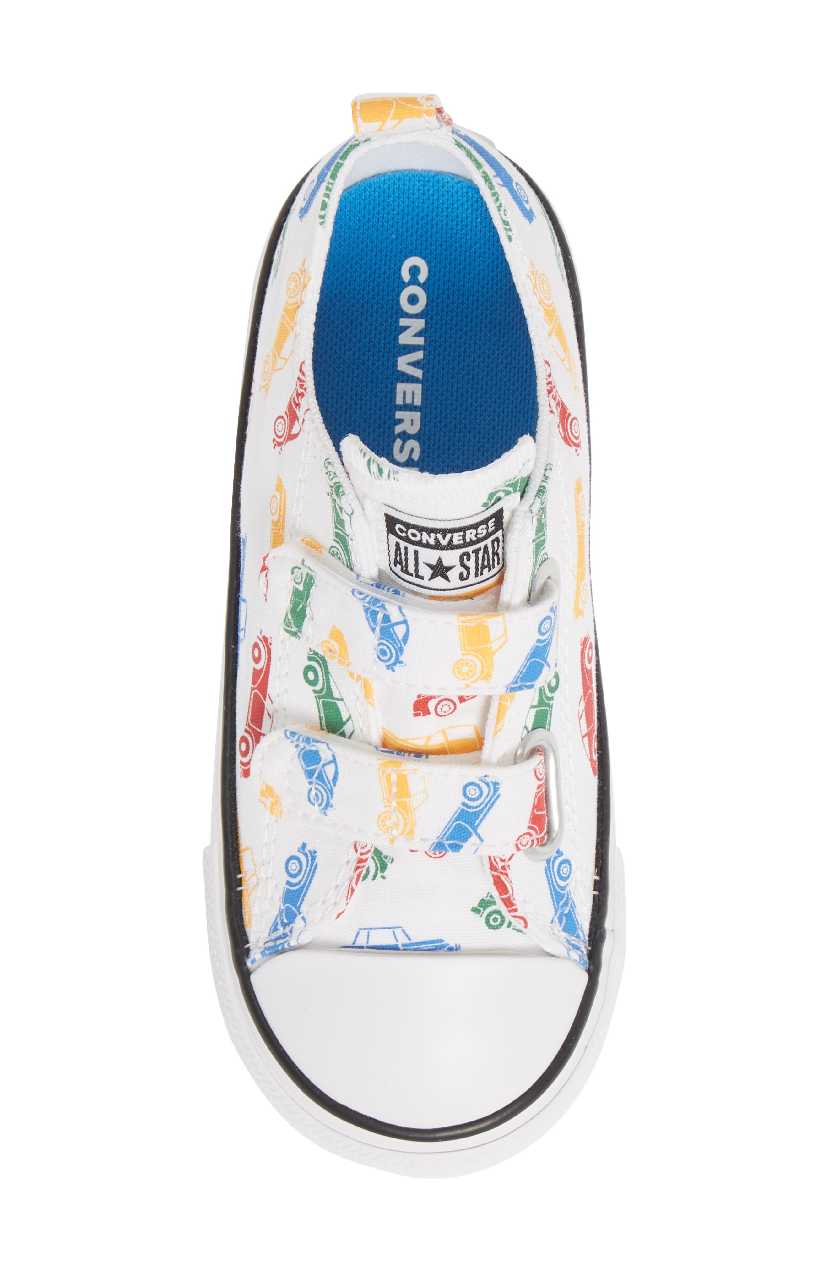 Chuck Taylor® All Star® 2V Sneaker, Alternate, color, WHITE/ BLUE/ RED