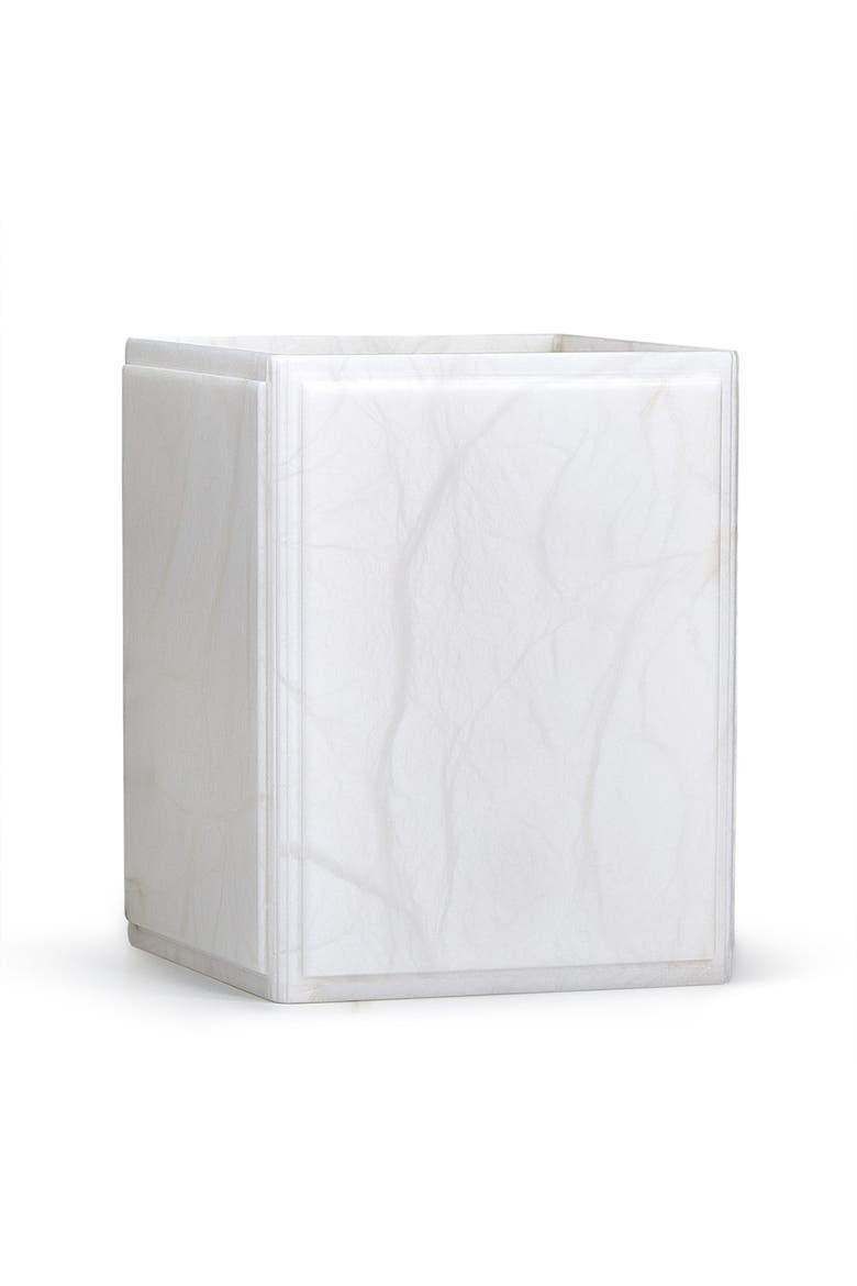Claudia Waste Basket, Main, color, WHITE