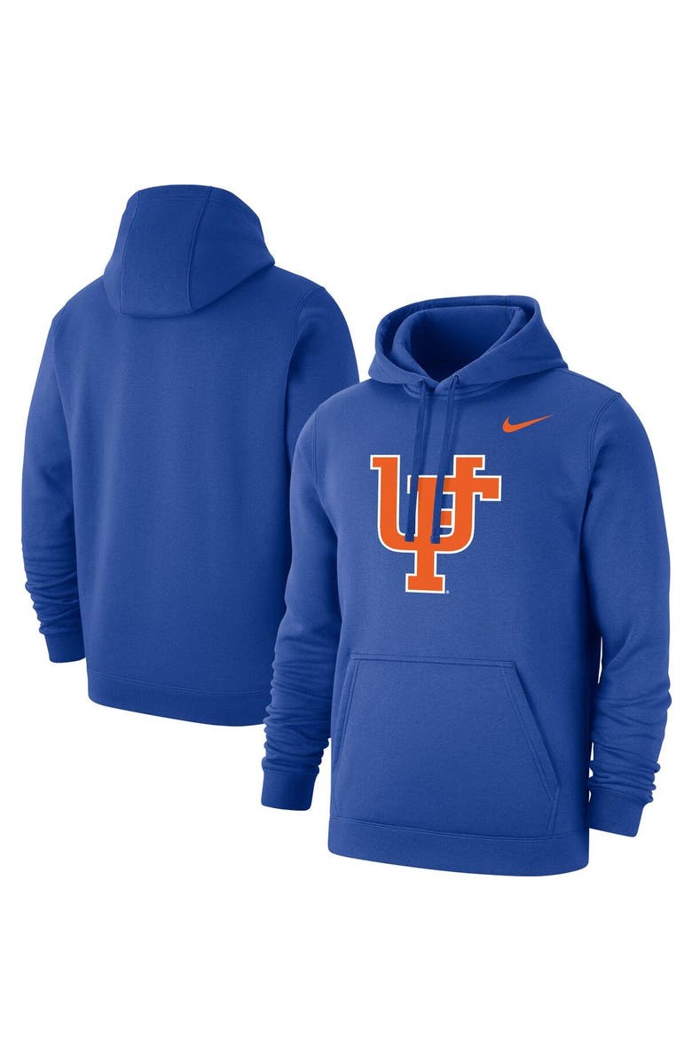 Nike Men's Nike Royal Florida Gators Vintage Team Logo Pullover Hoodie, Main, color, 