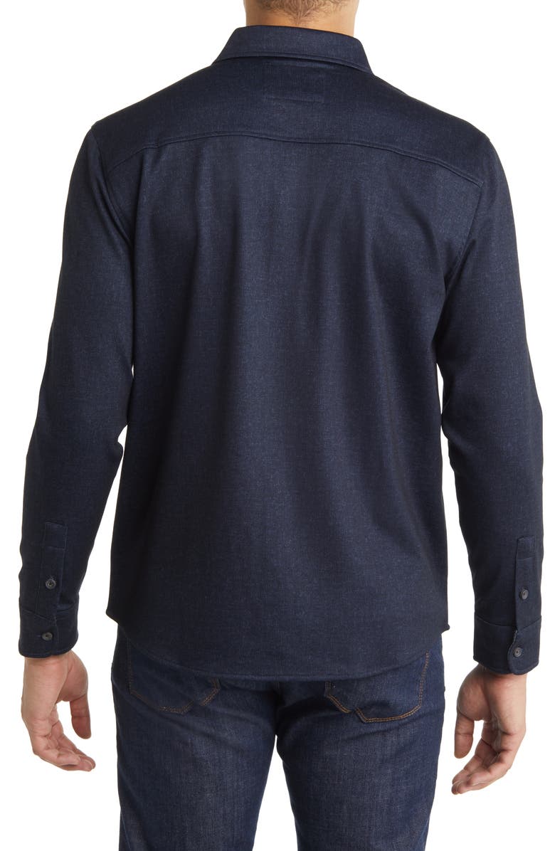 Johnston & Murphy Indigo Button-Down Shirt, Alternate, color, Indigo