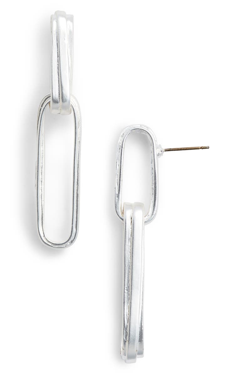 Karine Sultan Angelique Link Drop Earrings, Main, color,